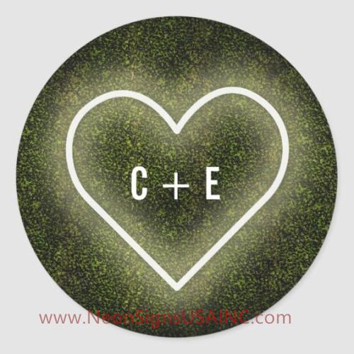 C And E Love Wedding Home Deco Neon Sign