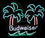 Budweiser Double Palm Vintage Neon Sign