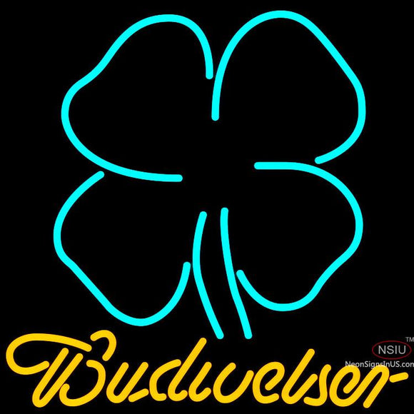 Clover Budweiser Neon Sign x