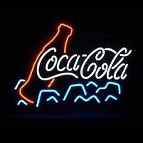 Coca Cola Coke Ice Beer Bar Neon Light Sign