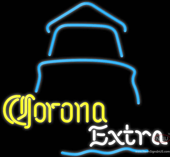 Corona Extra Day Lighthouse Neon Sign