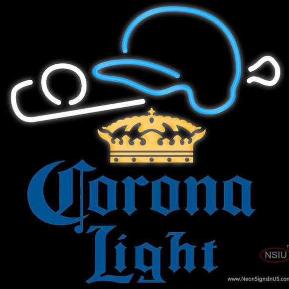 Corona Light Baseball Neon Sign  x