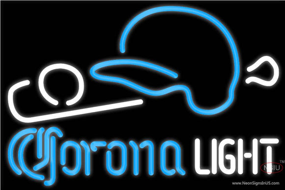 Corona Light Baseball Neon Sign