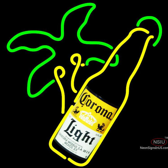 Corona Light Bottle Neon Beer Sign x