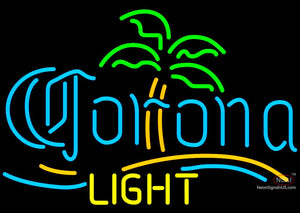 Corona Light Palm Tree Neon Beer Sign