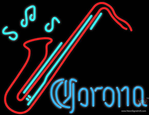 Corona Saxophone Neon Beer Sign