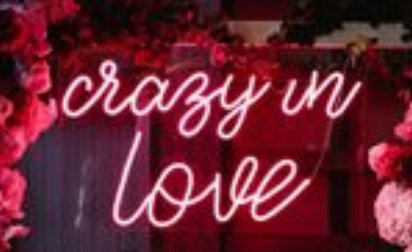 crazy in love Handmade Art Neon sign