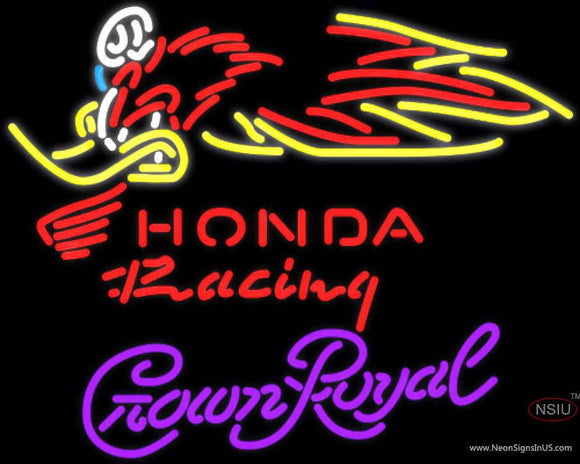 Crown Royal Honda Racing Woody Woodpecker Crf   Neon sign 