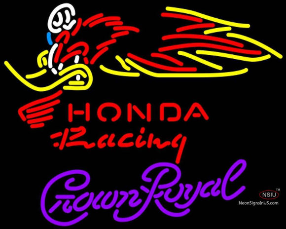 Crown Royal Honda Racing Woody Woodpecker Crf   Neon sign 