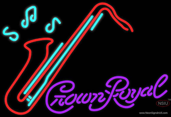 Crown Royal Saxophone Neon Sign  