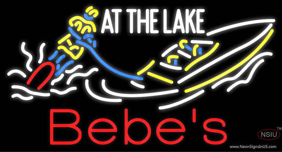 Custom At The Lake Bebes Neon Sign 