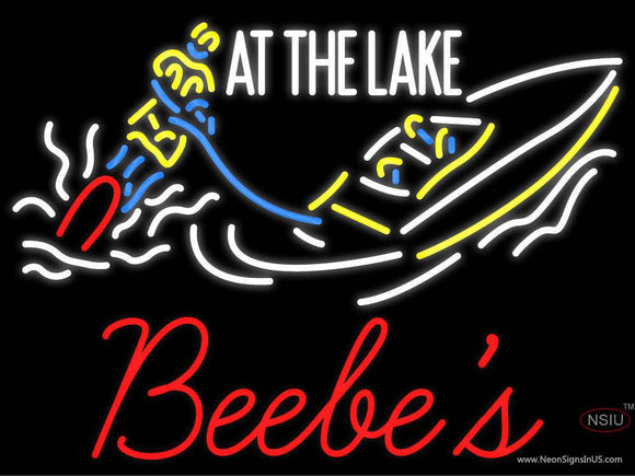 Custom At The Lake Bebes Neon Sign 