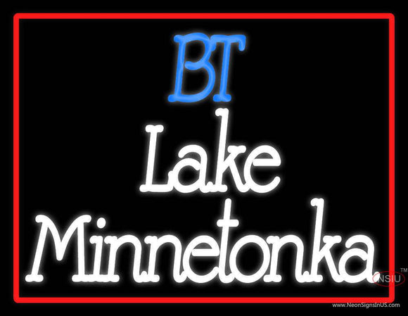 Custom At The Lake Bt Lake Minnetonka Neon Sign 
