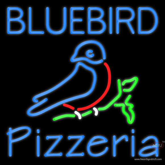Custom Bluebird Pizzeria Neon Sign 
