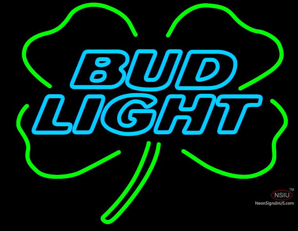 Budlight Shamrock Neon Sign