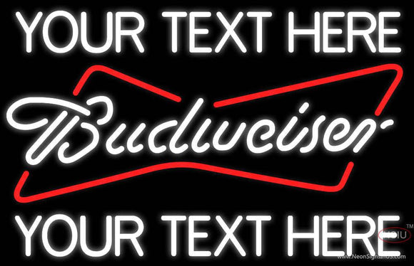 Custom Budweiser Neon Beer Sign