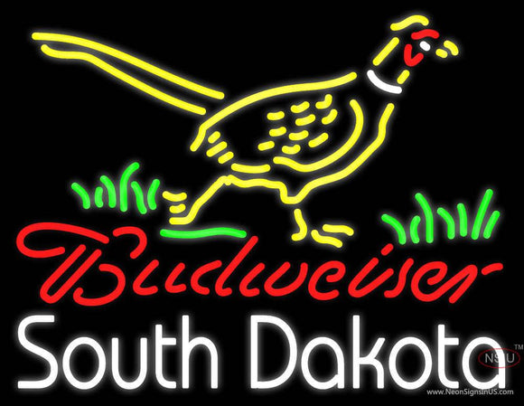 Custom Budweiser Pheasant South Dakota Neon Sign 