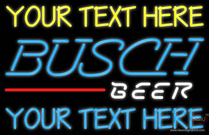 Custom Busch Beer Neon Beer Sign 
