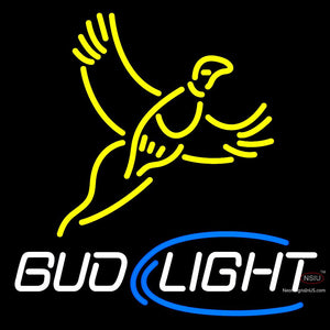 Yellow Busch Light Pheasant Neon Sign