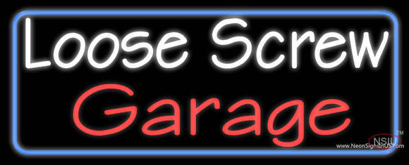 Custom Loose Screw Garage Logo Neon Sign 