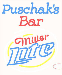 Custom Puschak Bar Neon Sign 