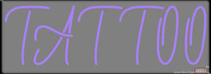 Custom Tattoo Logo Real Neon Glass Tube Neon Sign 