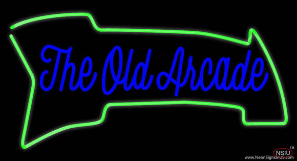 Custom The Old Arcade Real Neon Glass Tube Neon Sign 