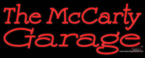 Custom The Mccarty Garage Neon Sign 