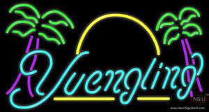 Yuengling Yellow Line Palm Trees Neon Sign