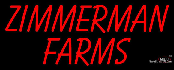 Custom Zimmerman Farms Neon Sign 7