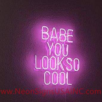 Daba You Look So Cool Wedding Home Deco Neon Sign