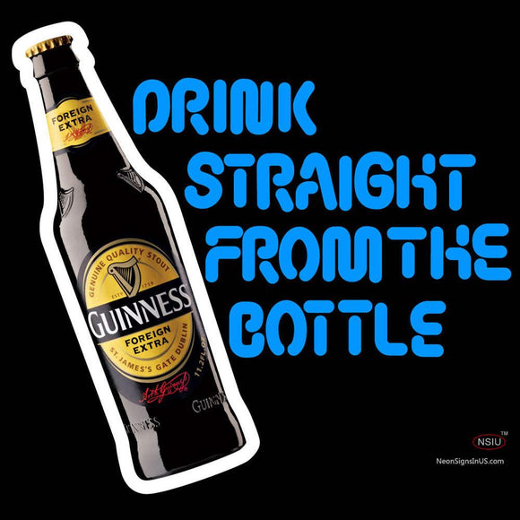 Guinness Bottole Neon Beer Sign x