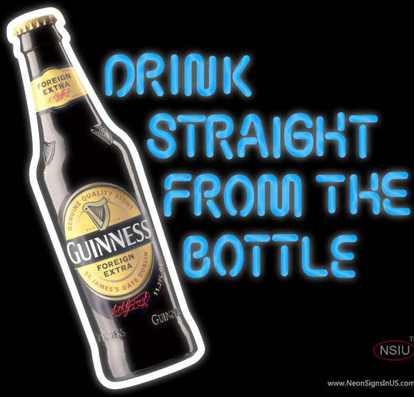 Guinness Bottle Neon Beer Sign x