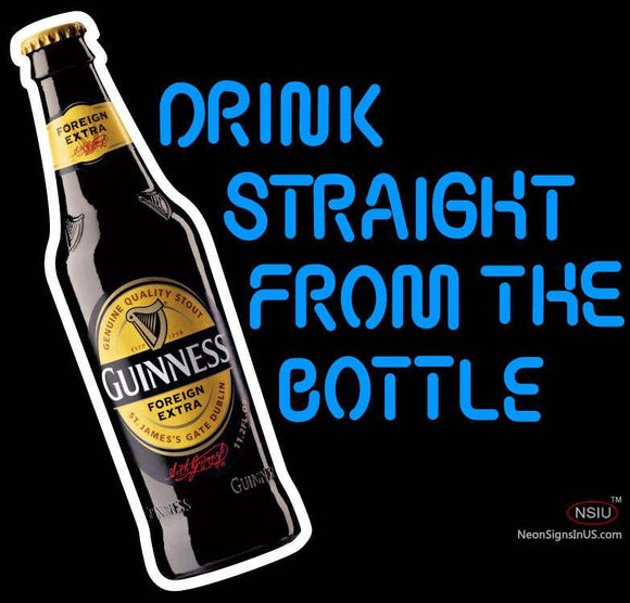 Guinness Bottle Neon Beer Sign x