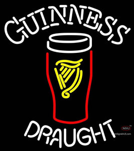 Guinness Draught Glass Neon Beer Signs