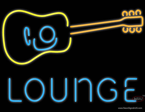 Guitar Lounge Neon Sign