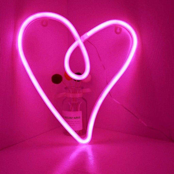 heart neon sign