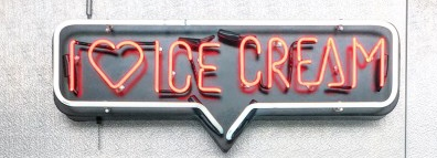 i love ice cream Handmade Art Neon Signs