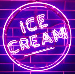 ice cream Handmade Art Neon Signs