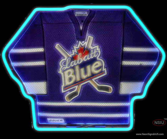 Labatt Hockey Jersey Neon Beer Sign x