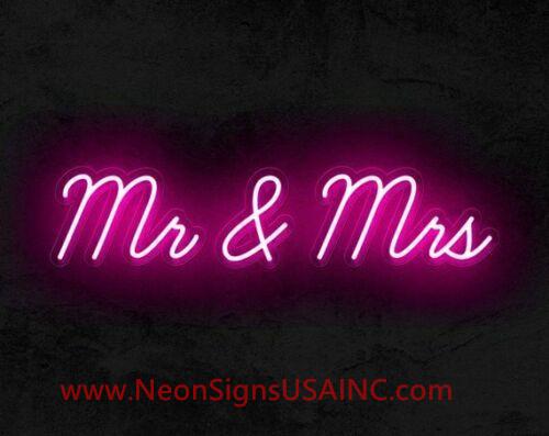 Mr And Mrs Wedding Home Deco Neon Sign