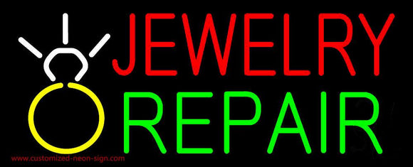 Jewelry Repair Logo Block Handmade Art Neon Sign