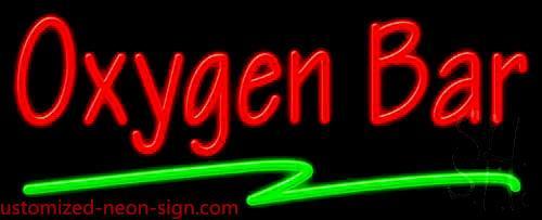Oxygen Bar Handmade Art Neon Sign