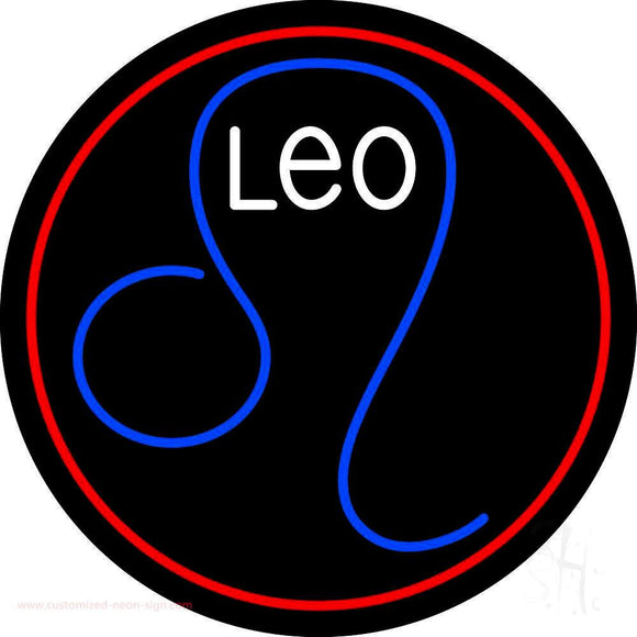 Leo Zodiac Handmade Art Neon Sign
