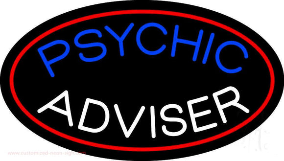 Psychic Advisor Handmade Art Neon Sign