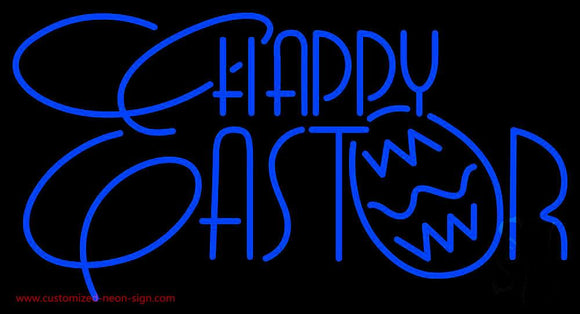 Happy Easter 1 Handmade Art Neon Sign