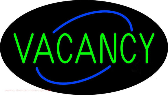 Green Vacancy Handmade Art Neon Sign