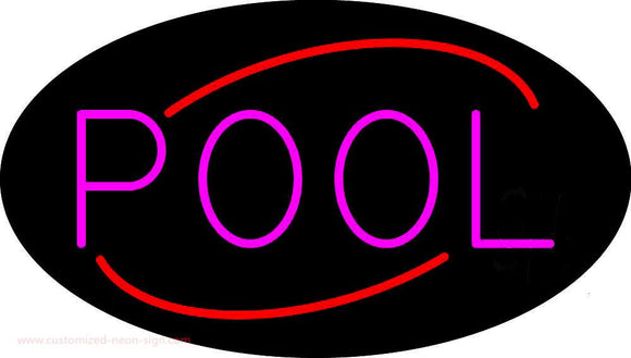 Simple Pool Handmade Art Neon Sign