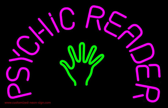 Psychic Reader Handmade Art Neon Sign