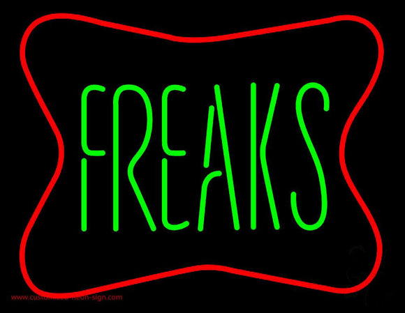 Freaks Handmade Art Neon Sign